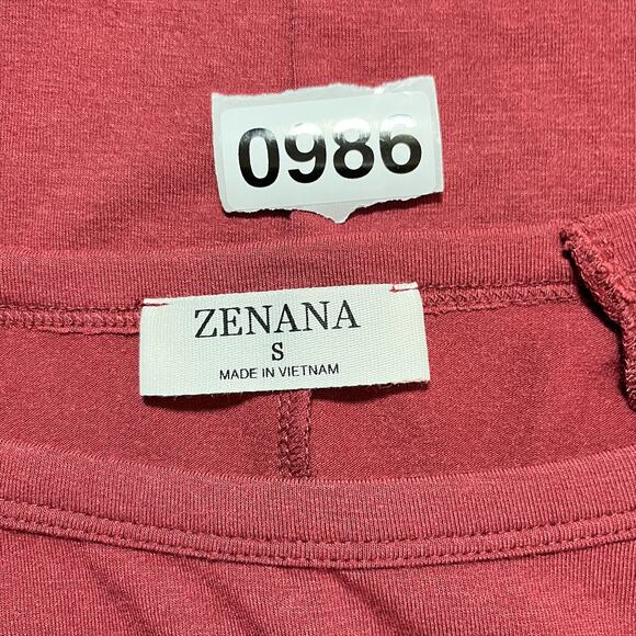 Zenana Lace Tunic Top in Red Size Small - Picture 9 of 9